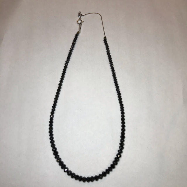 優先配送 リモ様専用 k18WG ブラックダイヤ ネックレスの通販 by