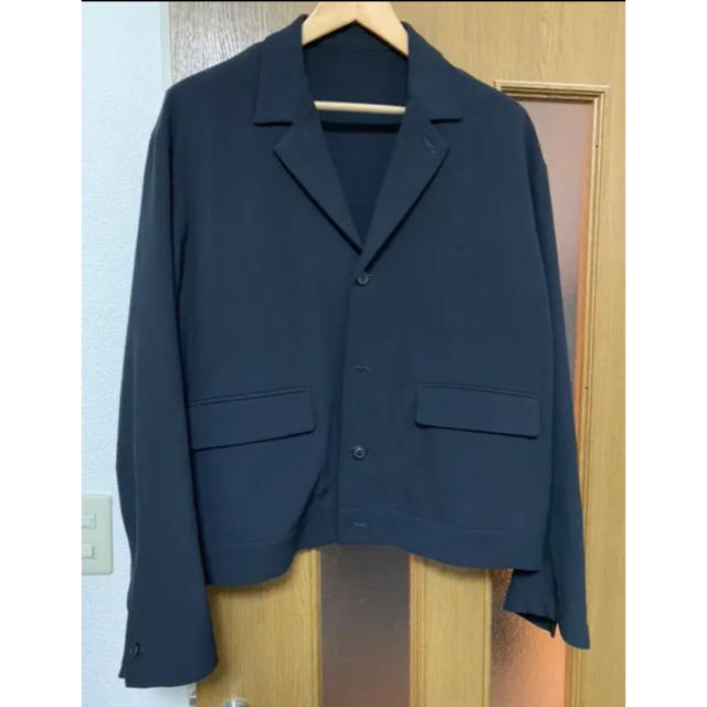 UNUSED(アンユーズド)のURU   cotton short jacket d.navy サイズ3 メンズのジャケット/アウター(テーラードジャケット)の商品写真