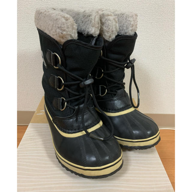 SOREL(ソレル)のキッズ　ソレルUS4 ブラック キッズ/ベビー/マタニティのキッズ靴/シューズ(15cm~)(ブーツ)の商品写真