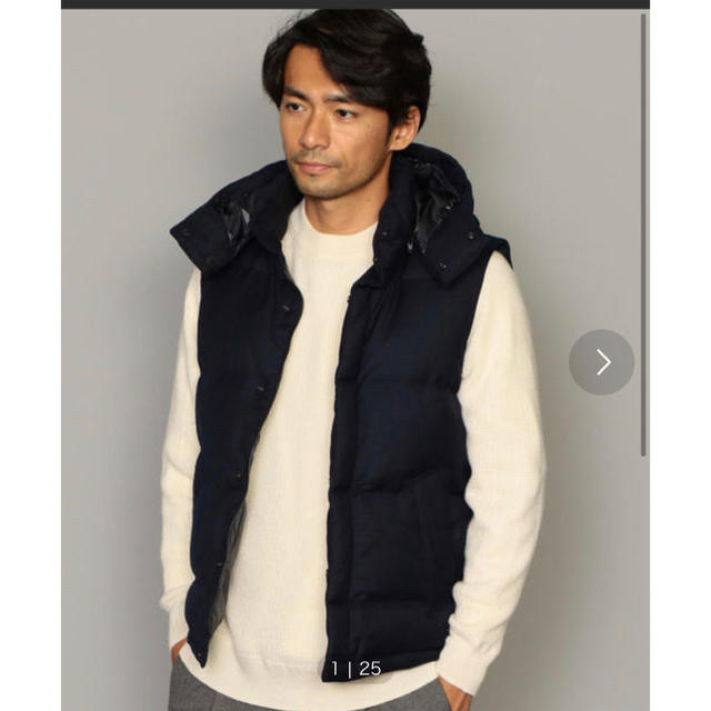 UNITED ARROWS green label relaxing(ユナイテッドアローズグリーンレーベルリラクシング)のgreen label relaxing ダウンベスト メンズのジャケット/アウター(ダウンベスト)の商品写真