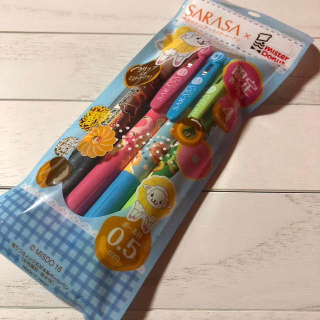 サラサクリップ SARASA 【限定】香りつき 明治 ミスタードーナツ
