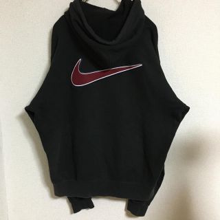 ナイキ(NIKE)の90s NIKE【ナイキ】銀タグ！パーカー！ビッグスウォッシュ！ビンテージ！(パーカー)