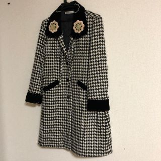 アッシュペーフランス(H.P.FRANCE)のアキコアオキ  akikoaoki 千鳥コート(ロングコート)