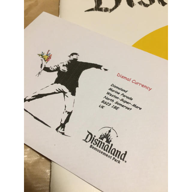 ☆法定通貨 BANKSY☆ミッキー dismaland バンクシー 販売証明付属