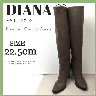 ダイアナ(DIANA)の26日までお取置き  ダイアナ DIANA レザー ロング ブーツ 22.5  (ブーツ)