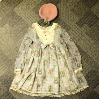 アンジェリックプリティー(Angelic Pretty)のAngelic Pretty  アリスコラボ　ワンピースセット(ひざ丈ワンピース)