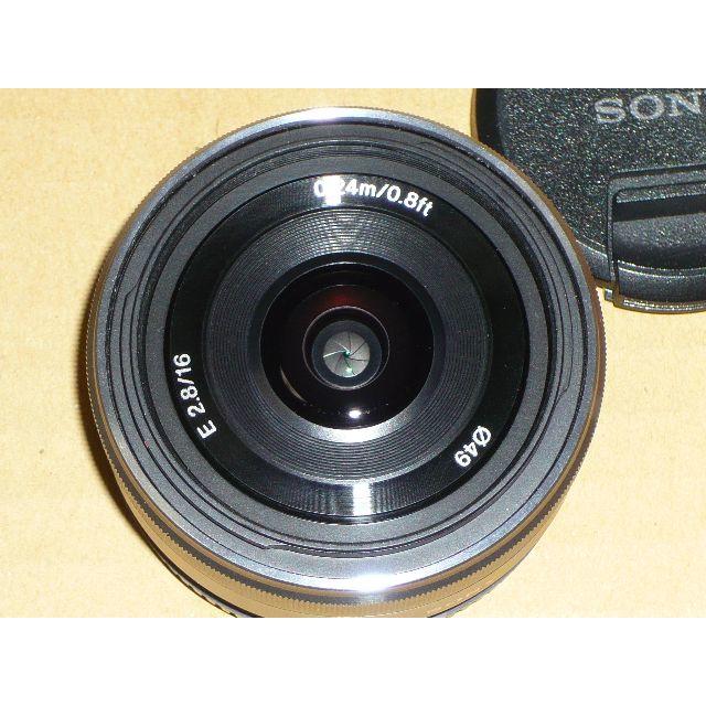 SONY(ソニー)のSONY ソニー  E 16mm F2.8 SEL16F28 スマホ/家電/カメラのカメラ(レンズ(単焦点))の商品写真