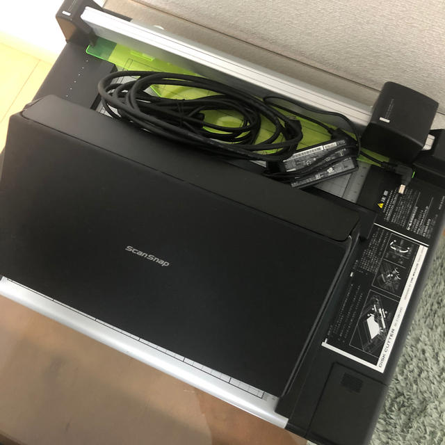 PC/タブレット PC周辺機器 たまった書類を無線でスキャン 富士通 ScanSnap IX500 使用少ない 