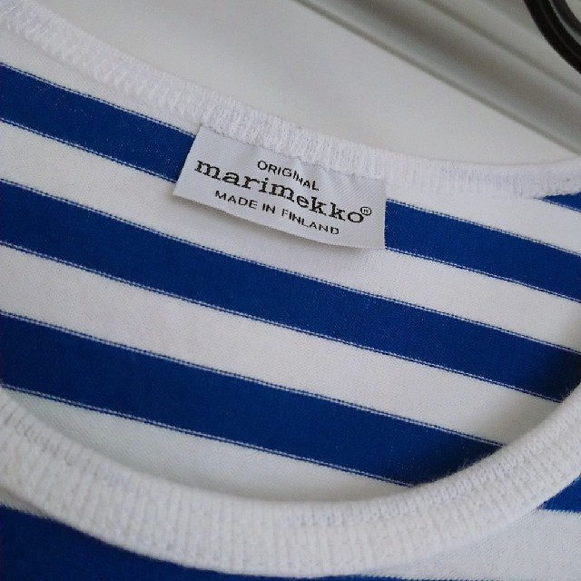 マリメッコ marimekko TasaraitaTシャツ ボーダーカットソー レディースのトップス(カットソー(長袖/七分))の商品写真