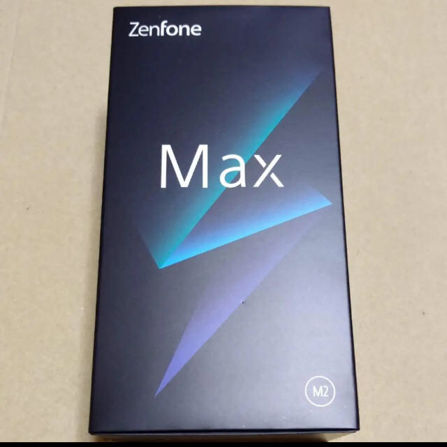 ASUS(エイスース)の新品　ZenFone Max M2 ブラック スマホ/家電/カメラのスマートフォン/携帯電話(スマートフォン本体)の商品写真