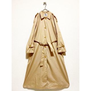 バーバリー(BURBERRY)のvintage ヴィンテージ レトロ オーバーサイズ ロング丈 トレンチコート(トレンチコート)