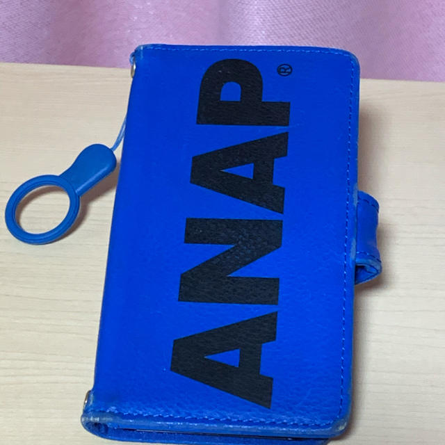 ANAP(アナップ)のiPhone6s ANAP スマホケース 手帳型 青 アナップ スマホ/家電/カメラのスマホアクセサリー(iPhoneケース)の商品写真