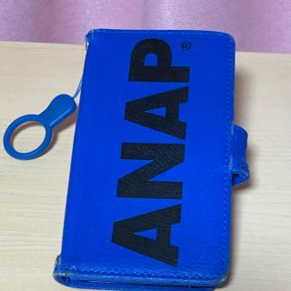 アナップ(ANAP)のiPhone6s ANAP スマホケース 手帳型 青 アナップ(iPhoneケース)