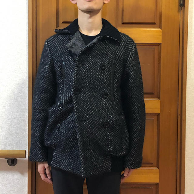 Sacai 異素材ドッキングコート