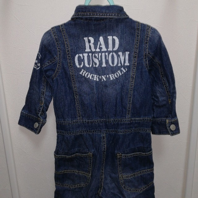 RAD CUSTOM(ラッドカスタム)のRAD CUSTOM 90cm つなぎ キッズ/ベビー/マタニティのキッズ服男の子用(90cm~)(Tシャツ/カットソー)の商品写真