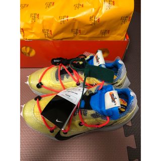 ナイキ(NIKE)のOFF-WHITE×NIKE VAPOR STREET イエロー 22.5(スニーカー)