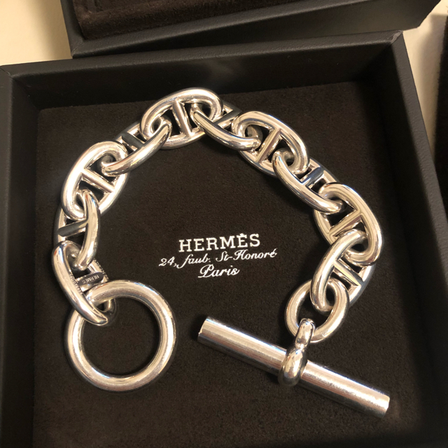 Hermes(エルメス)のシェーヌダンクル TGM10 エルメス HERMES メンズのアクセサリー(ブレスレット)の商品写真