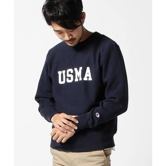 BEAMS - CHAMPION × BEAMS別注 USMA クルーネック スウェットシャツの