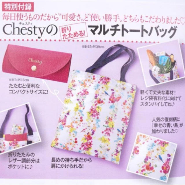 Chesty(チェスティ)の美人百花11月号付録 Chesty レディースのバッグ(トートバッグ)の商品写真