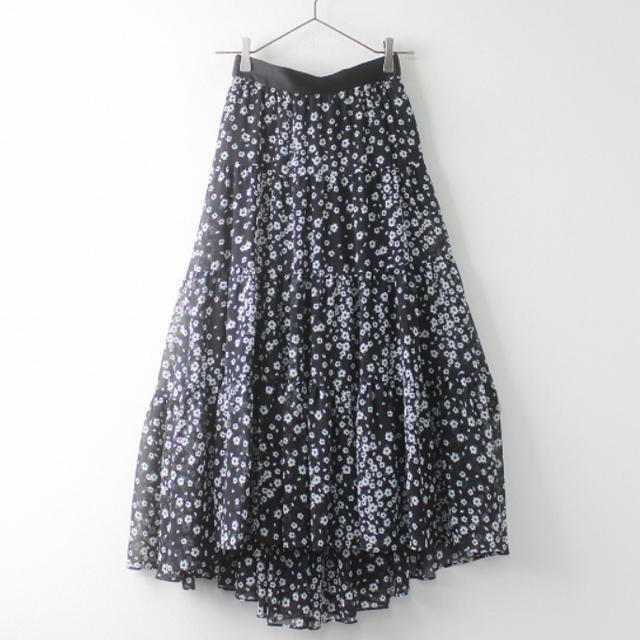 Drawer(ドゥロワー)のshe tokyo シフォンギャザースカート シートーキョー 36 レディースのスカート(ロングスカート)の商品写真