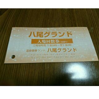 八尾グランドホテル 回数券 7枚綴り & マステの通販 by なつママ's