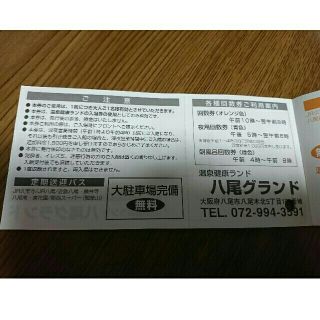 八尾グランドホテル 回数券 7枚綴り & マステの通販 by なつママ's