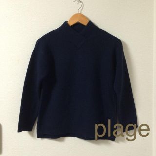 プラージュ(Plage)のplage♡ハイVネックニット(ニット/セーター)