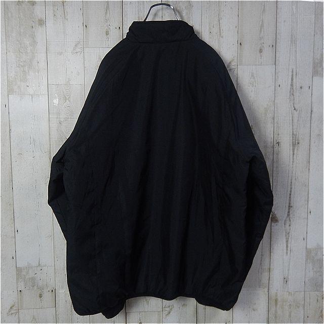 【定番】ナイキ　90ｓ　ワンポイントロゴ　ナイロンジャケット　XL　黒