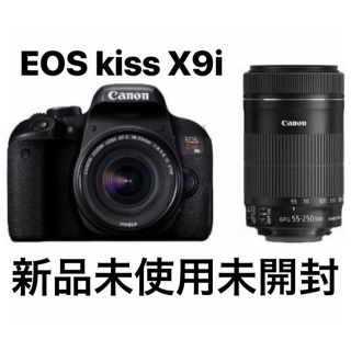 キヤノン(Canon)の【新品未使用】Canon eos kiss x9i ダブルズーム　6台(デジタル一眼)