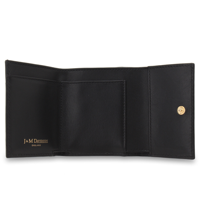 J&M DAVIDSON(ジェイアンドエムデヴィッドソン)の☆J&M DAVIDSON ☆TWO FOLD WALLET BLACK レディースのファッション小物(財布)の商品写真