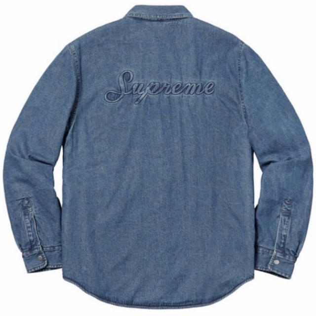 Supreme(シュプリーム)のレブロン様専用 Supreme Sherpa Lined Denim Shirt メンズのジャケット/アウター(Gジャン/デニムジャケット)の商品写真