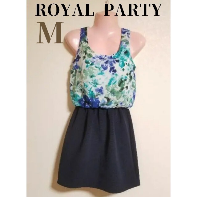 ROYAL PARTY(ロイヤルパーティー)のROYLAL PARTY 花柄ワンピ レディースのワンピース(ミニワンピース)の商品写真