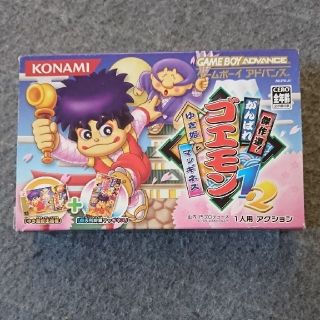 ゲームボーイアドバンス(ゲームボーイアドバンス)の【箱/説明書 完品】GBA (ゲームボーイアドバンス)がんばれゴエモン 1・2(携帯用ゲームソフト)