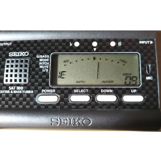SEIKO(セイコー)のSEIKO SAT100 ギター＆ベースチューナ 楽器のギター(その他)の商品写真