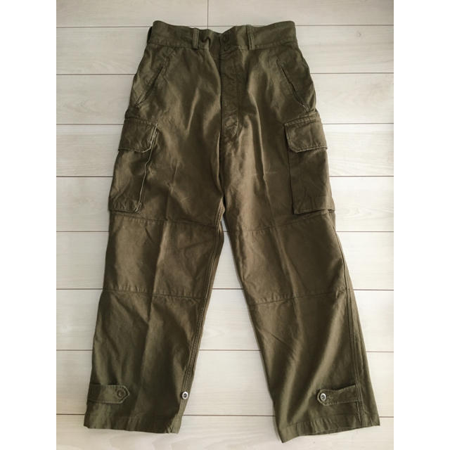 ワークパンツ/カーゴパンツ最終値下げ！　フランス軍　M47 前期　カーゴパンツ　サイズ35 未使用