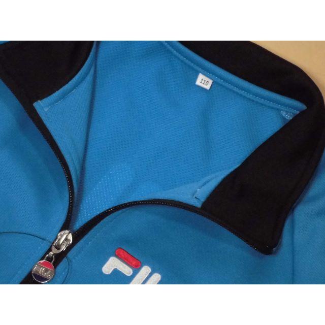 FILA(フィラ)の☆ＦＩＬＡ★ジャージジャケット【110cm】紺　サンプル品 キッズ/ベビー/マタニティのキッズ服男の子用(90cm~)(ジャケット/上着)の商品写真