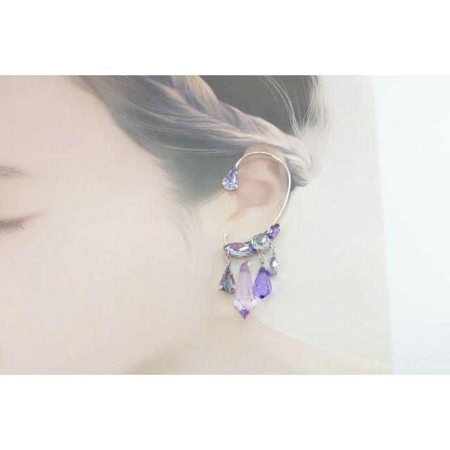 JILLSTUART(ジルスチュアート)の【S414】JILL STUART カットストーン フリンジ イヤーカフ レディースのアクセサリー(イヤーカフ)の商品写真