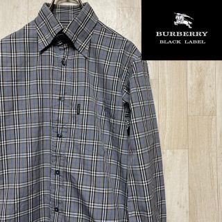 バーバリーブラックレーベル(BURBERRY BLACK LABEL)の【バーバリー ブラックレーベル】チェック柄シャツ(シャツ)