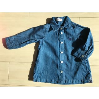 ポロラルフローレン(POLO RALPH LAUREN)の【POLO baby】デニムシャツワンピース  80cm(ワンピース)