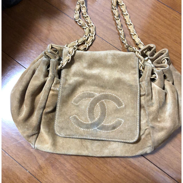 正規品CHANELスエードバッグ