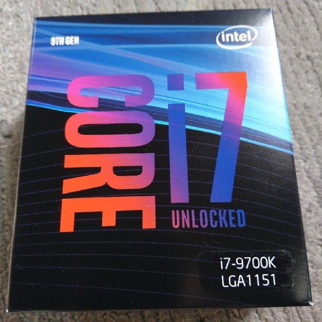 PCパーツ【新品未開封】Intel Core i7 9700K