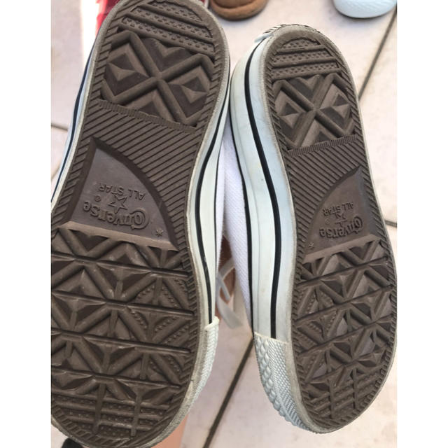 CONVERSE(コンバース)のconverseハイカット　白　16㎝ キッズ/ベビー/マタニティのキッズ靴/シューズ(15cm~)(スニーカー)の商品写真