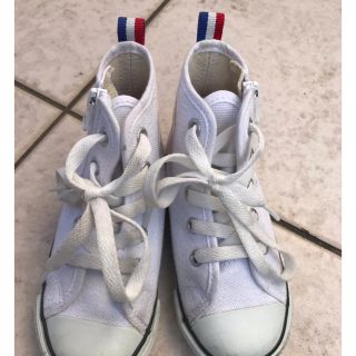 コンバース(CONVERSE)のconverseハイカット　白　16㎝(スニーカー)