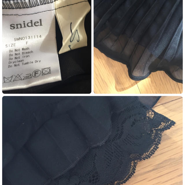 SNIDEL(スナイデル)のニットコンビ プリーツフレアワンピース レディースのワンピース(ミニワンピース)の商品写真