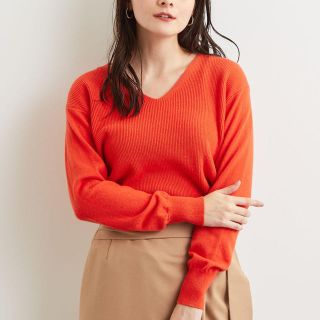 ユナイテッドアローズ(UNITED ARROWS)のユナイテッドアローズ/カシミヤ カタアゼ×テンジク Vネック ニット(ニット/セーター)