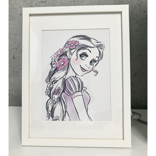 Disney(ディズニー)のラプンツェル DisneyLand paris エンタメ/ホビーの美術品/アンティーク(絵画/タペストリー)の商品写真