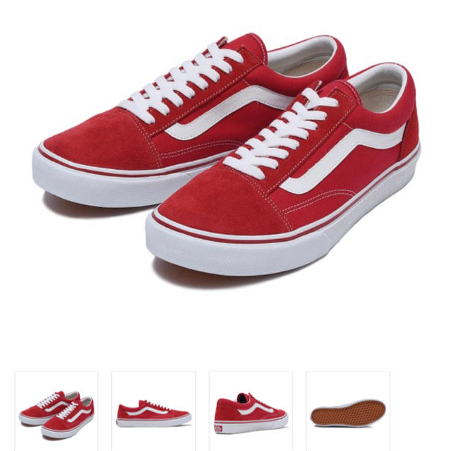 VANS(ヴァンズ)の【VANS】オールドスクールRED 23.5㎝ レディースの靴/シューズ(スニーカー)の商品写真