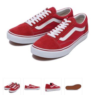 ヴァンズ(VANS)の【VANS】オールドスクールRED 23.5㎝(スニーカー)