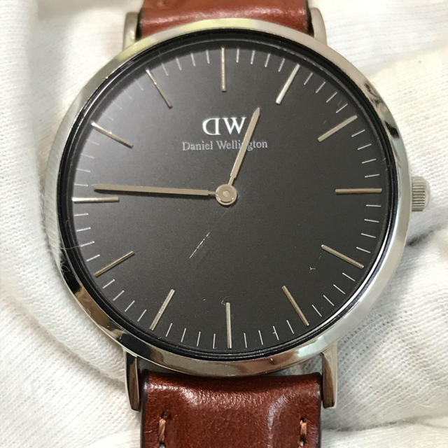 Daniel Wellington(ダニエルウェリントン)のダニエルウェリントン 腕時計 36mm 36ミリ　黒文字盤 メンズの時計(腕時計(アナログ))の商品写真