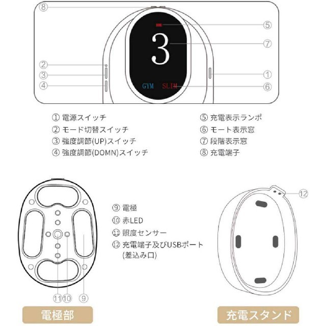 【売れてます】キャビテーション　ダイエット EMS 痩身 健康 男女兼用 2